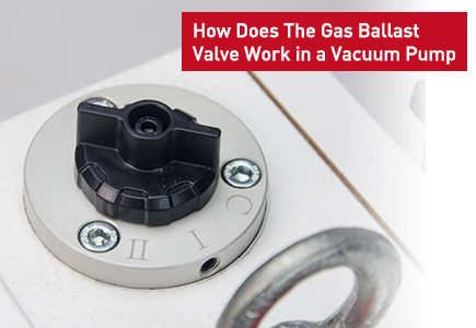 Как работает газовый балластный клапан в вакуумном насосе роторного лопата