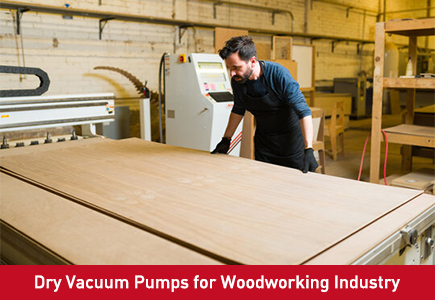 Сухие вакуумные насосы для деревообрабатывающей промышленности 