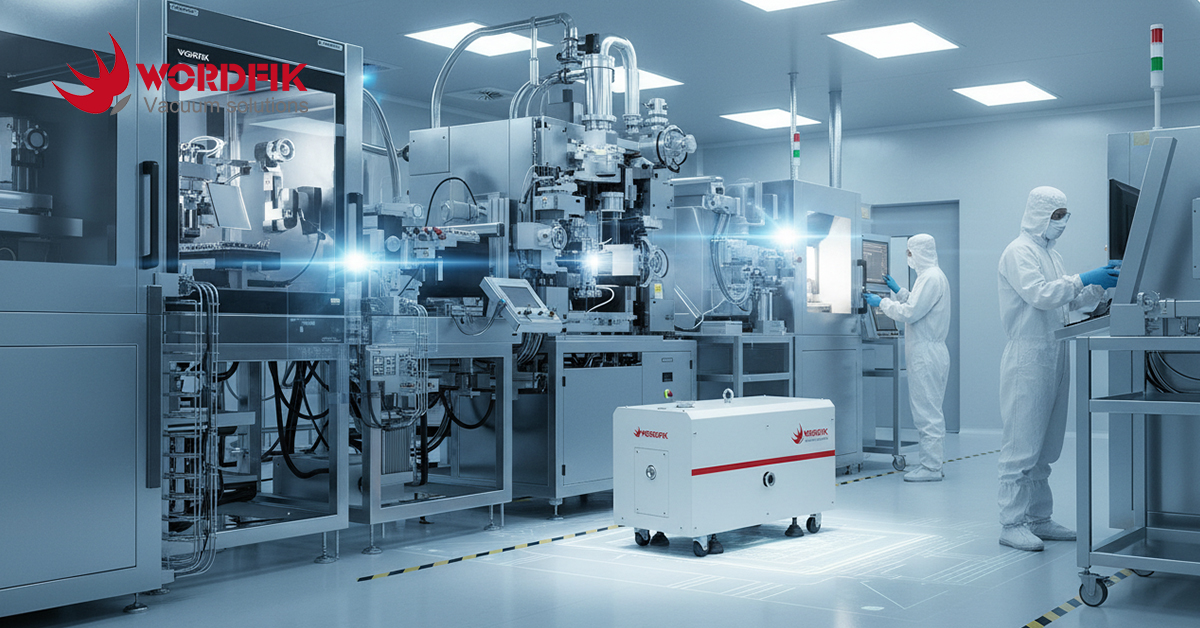 винтовой вакуумный насос для производства чипсов