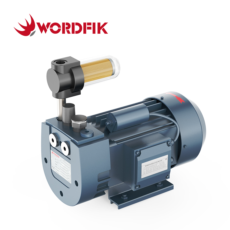 Wordfik VD8 8-9,6 м³/ч, 150 мбар, компактный сухой роторно-лопастной вакуумный насос для пресса для шпона