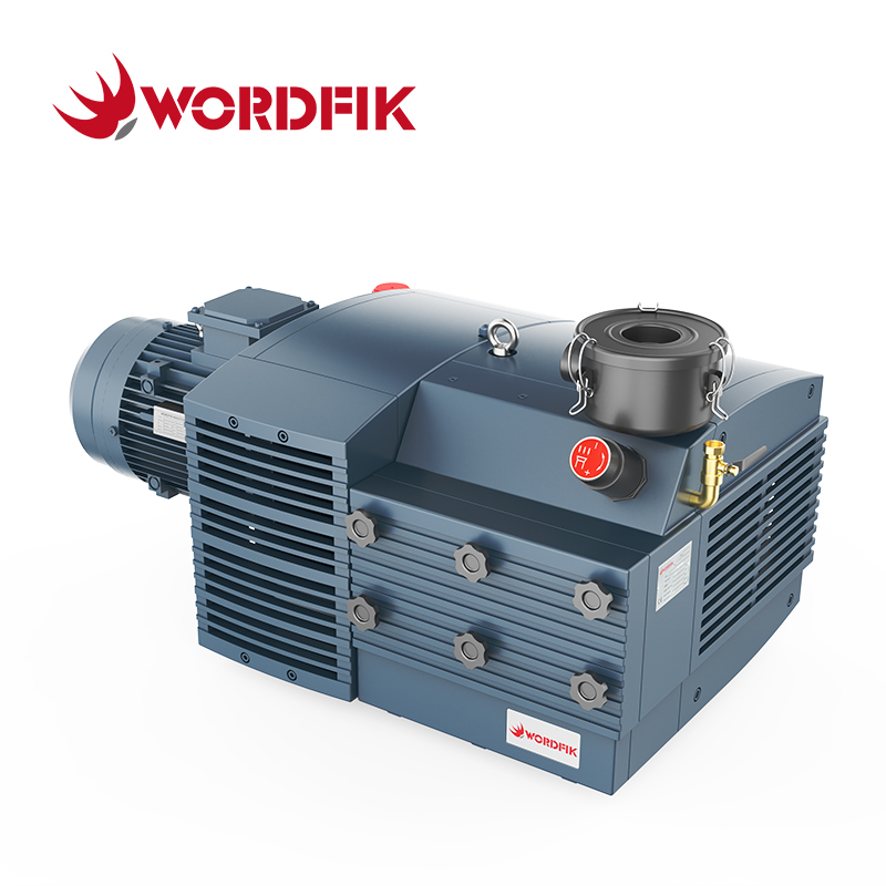 Wordfik VD140 Сухой роторно-лопастной вакуумный насос 140 м³/ч 168 м³/ч для переработки печатной бумаги