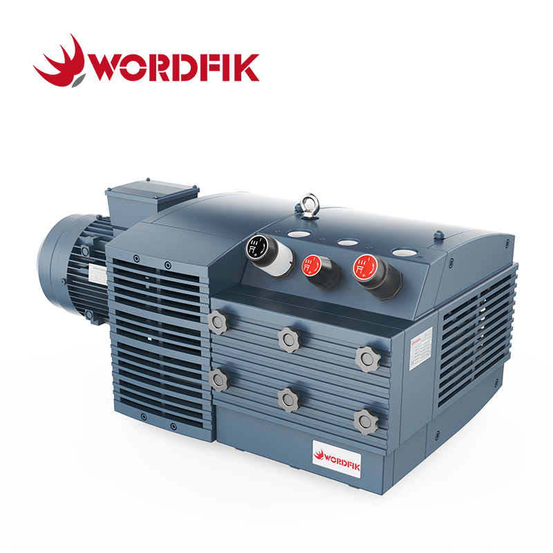 PVDT100 100 м³/ч 120 м³/ч Два всасывающих порта Wordfik Безмасляный сухой роторно-лопастной комбинированный вакуумный насос