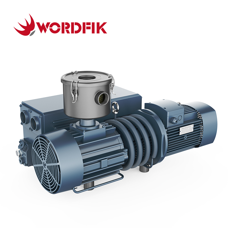 Wordfik PVX140 Пластинчато-роторный вакуумный насос с масляным уплотнением, 0,5 мбар