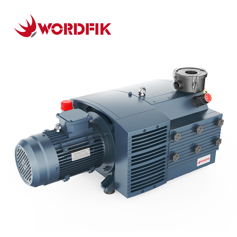 Wordfik VD140 Сухой роторно-лопастной вакуумный насос 140 м³/ч 168 м³/ч для переработки печатной бумаги